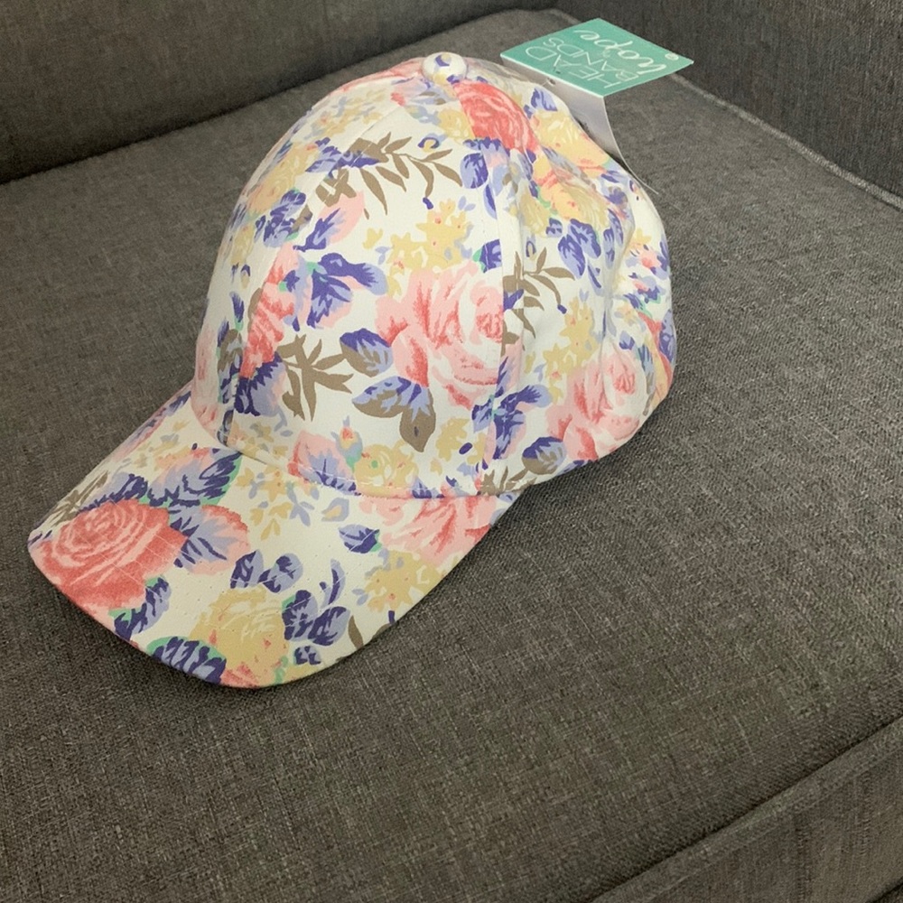 Floral ball cap. NWT